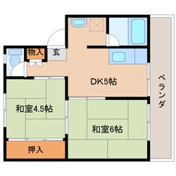 ビレッジハウス糸満の物件間取画像